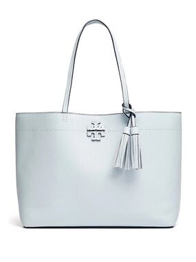 Tory Burch McGraw Tote Seltzer Blue
 with Tassel